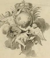 An illustration from Histoire de l'Académie royale des inscriptions et belles lettres, depuis son establissement jusqu'à présent : Avec les Mémoires de littérature tirez des registres de cette Académie depuis son renouvellement jusqu'en 1710 (1736)