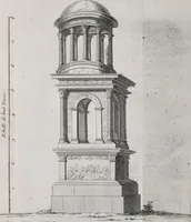 An illustration from Histoire de l'Académie royale des inscriptions et belles lettres, depuis son establissement jusqu'à présent : Avec les Mémoires de littérature tirez des registres de cette Académie depuis son renouvellement jusqu'en 1710 (1736)