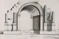 An illustration from Histoire de l'Académie royale des inscriptions et belles lettres, depuis son establissement jusqu'à présent : Avec les Mémoires de littérature tirez des registres de cette Académie depuis son renouvellement jusqu'en 1710 (1736)