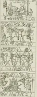 An illustration from Histoire de l'Académie royale des inscriptions et belles lettres, depuis son establissement jusqu'à présent : Avec les Mémoires de littérature tirez des registres de cette Académie depuis son renouvellement jusqu'en 1710 (1736)