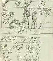 An illustration from Histoire de l'Académie royale des inscriptions et belles lettres, depuis son establissement jusqu'à présent : Avec les Mémoires de littérature tirez des registres de cette Académie depuis son renouvellement jusqu'en 1710 (1736)