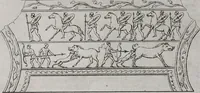 An illustration from Histoire de l'Académie royale des inscriptions et belles lettres, depuis son establissement jusqu'à présent : Avec les Mémoires de littérature tirez des registres de cette Académie depuis son renouvellement jusqu'en 1710 (1736)