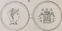 An illustration from Histoire de l'Académie royale des inscriptions et belles lettres, depuis son establissement jusqu'à présent : Avec les Mémoires de littérature tirez des registres de cette Académie depuis son renouvellement jusqu'en 1710 (1736)