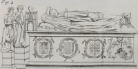 An illustration from Histoire de l'Académie royale des inscriptions et belles lettres, depuis son establissement jusqu'à présent : Avec les Mémoires de littérature tirez des registres de cette Académie depuis son renouvellement jusqu'en 1710 (1736)