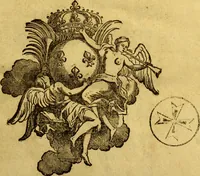 An illustration from Histoire de l'Académie royale des inscriptions et belles lettres, depuis son establissement jusqu'à présent : Avec les Mémoires de littérature tirez des registres de cette Académie depuis son renouvellement jusqu'en 1710 (1736)