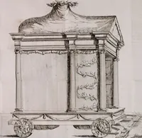 An illustration from Histoire de l'Académie royale des inscriptions et belles lettres, depuis son establissement jusqu'à présent : Avec les Mémoires de littérature tirez des registres de cette Académie depuis son renouvellement jusqu'en 1710 (1736)