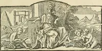 An illustration from Histoire de l'Académie royale des inscriptions et belles lettres, depuis son establissement jusqu'à présent : Avec les Mémoires de littérature tirez des registres de cette Académie depuis son renouvellement jusqu'en 1710 (1736)