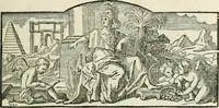 An illustration from Histoire de l'Académie royale des inscriptions et belles lettres, depuis son establissement jusqu'à présent : Avec les Mémoires de littérature tirez des registres de cette Académie depuis son renouvellement jusqu'en 1710 (1736)