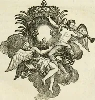 An illustration from Histoire de l'Académie royale des inscriptions et belles lettres, depuis son establissement jusqu'à présent : Avec les Mémoires de littérature tirez des registres de cette Académie depuis son renouvellement jusqu'en 1710 (1736)