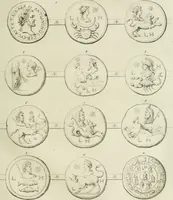 An illustration from Histoire de l'Académie royale des inscriptions et belles lettres, depuis son establissement jusqu'à présent : Avec les Mémoires de littérature tirez des registres de cette Académie depuis son renouvellement jusqu'en 1710 (1736)
