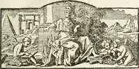An illustration from Histoire de l'Académie royale des inscriptions et belles lettres, depuis son establissement jusqu'à présent : Avec les Mémoires de littérature tirez des registres de cette Académie depuis son renouvellement jusqu'en 1710 (1736)