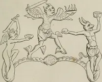 An illustration from Histoire de la caricature et du grotesque dans la littérature et dans l'art (1875)