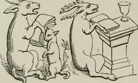 An illustration from Histoire de la caricature et du grotesque dans la littérature et dans l'art (1875)