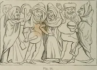 An illustration from Histoire de la caricature et du grotesque dans la littérature et dans l'art (1875)