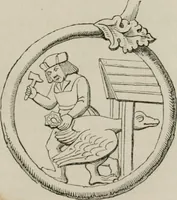 An illustration from Histoire de la caricature et du grotesque dans la littérature et dans l'art (1875)