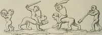 An illustration from Histoire de la caricature et du grotesque dans la littérature et dans l'art (1875)