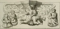 An illustration from Histoire de la caricature et du grotesque dans la littérature et dans l'art (1875)