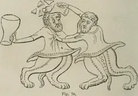 An illustration from Histoire de la caricature et du grotesque dans la littérature et dans l'art (1875)