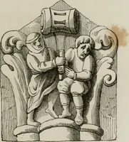 An illustration from Histoire de la caricature et du grotesque dans la littérature et dans l'art (1875)