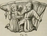 An illustration from Histoire de la caricature et du grotesque dans la littérature et dans l'art (1875)