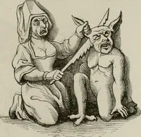 An illustration from Histoire de la caricature et du grotesque dans la littérature et dans l'art (1875)