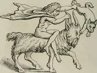 An illustration from Histoire de la caricature et du grotesque dans la littérature et dans l'art (1875)