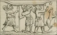 An illustration from Histoire de la caricature et du grotesque dans la littérature et dans l'art (1875)