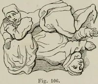 An illustration from Histoire de la caricature et du grotesque dans la littérature et dans l'art (1875)