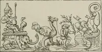 An illustration from Histoire de la caricature et du grotesque dans la littérature et dans l'art (1875)