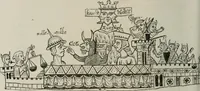 An illustration from Histoire de la caricature et du grotesque dans la littérature et dans l'art (1875)