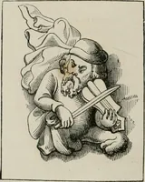 An illustration from Histoire de la caricature et du grotesque dans la littérature et dans l'art (1875)
