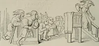 An illustration from Histoire de la caricature et du grotesque dans la littérature et dans l'art (1875)