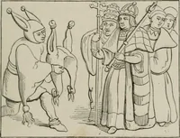 An illustration from Histoire de la caricature et du grotesque dans la littérature et dans l'art (1875)