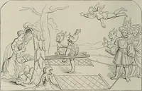 An illustration from Histoire de la caricature et du grotesque dans la littérature et dans l'art (1875)