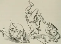 An illustration from Histoire de la caricature et du grotesque dans la littérature et dans l'art (1875)