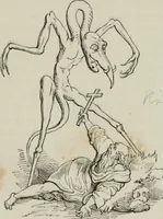 An illustration from Histoire de la caricature et du grotesque dans la littérature et dans l'art (1875)