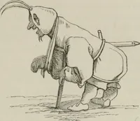 An illustration from Histoire de la caricature et du grotesque dans la littérature et dans l'art (1875)