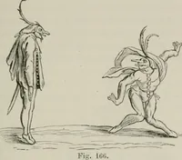 An illustration from Histoire de la caricature et du grotesque dans la littérature et dans l'art (1875)