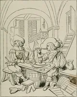 An illustration from Histoire de la caricature et du grotesque dans la littérature et dans l'art (1875)