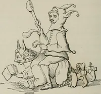 An illustration from Histoire de la caricature et du grotesque dans la littérature et dans l'art (1875)