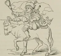 An illustration from Histoire de la caricature et du grotesque dans la littérature et dans l'art (1875)