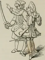 An illustration from Histoire de la caricature et du grotesque dans la littérature et dans l'art (1875)