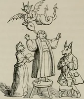 An illustration from Histoire de la caricature et du grotesque dans la littérature et dans l'art (1875)