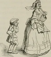 An illustration from Histoire de la caricature et du grotesque dans la littérature et dans l'art (1875)