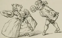 An illustration from Histoire de la caricature et du grotesque dans la littérature et dans l'art (1875)