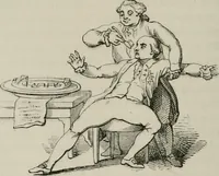 An illustration from Histoire de la caricature et du grotesque dans la littérature et dans l'art (1875)