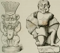 An illustration from Histoire de la caricature et du grotesque dans la littérature et dans l'art (1875)