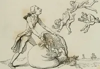 An illustration from Histoire de la caricature et du grotesque dans la littérature et dans l'art (1875)