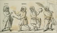 An illustration from Histoire de la caricature et du grotesque dans la littérature et dans l'art (1875)