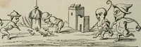 An illustration from Histoire de la caricature et du grotesque dans la littérature et dans l'art (1875)